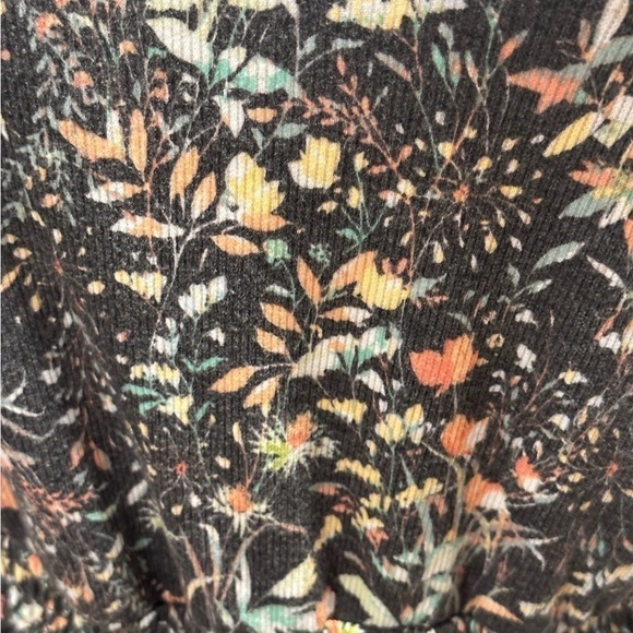 Lc Lauren Conrad Women’s Floral Short Sleeve V-Neck Dress Size Medium - Picture 3 of 8